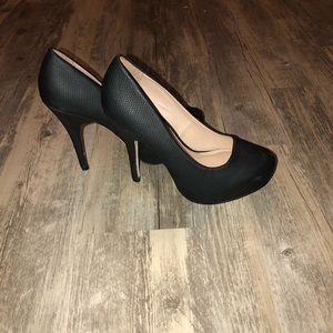 Black Platform Heels